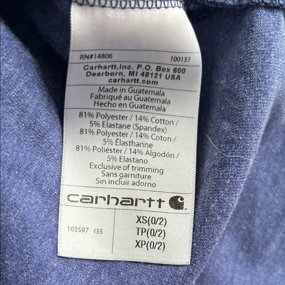 Carhartt Quarter-Zip top - Picture 3 of 5